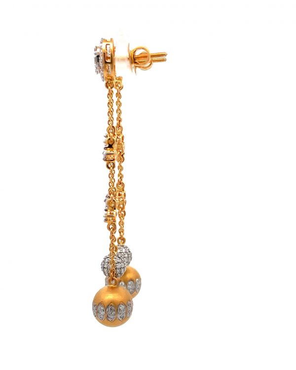Diamond earring OE539 - Image 4