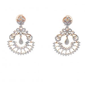 Diamond earrings OE544