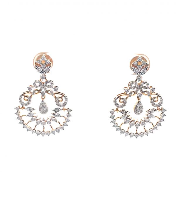 Diamond earrings OE544