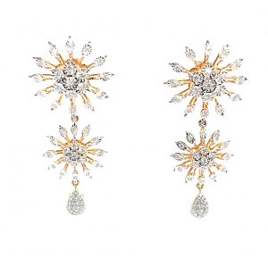 Diamond earrings
