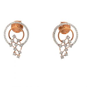 Diamond earrings OE602