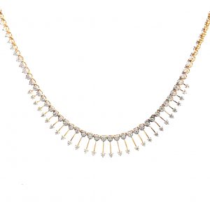 Classic Diamond Fringe Necklace
