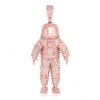 Diamond-Studded Astronaut Pendant - Image 2