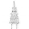 Spark Plug Pendant with Dazzling Natural Diamonds - Image 2