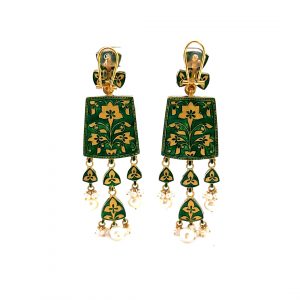 Polki matching earrings