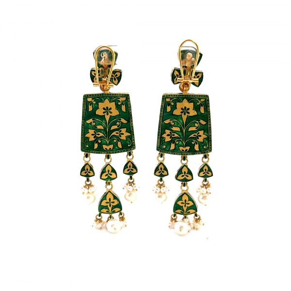 Polki matching earrings