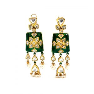 Kundan & Meenakari Earrings
